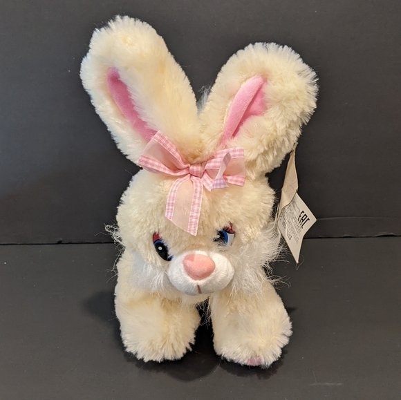 2/$20 cream bunny rabbit plush hand bag 12” Easter - Picture 3 of 12